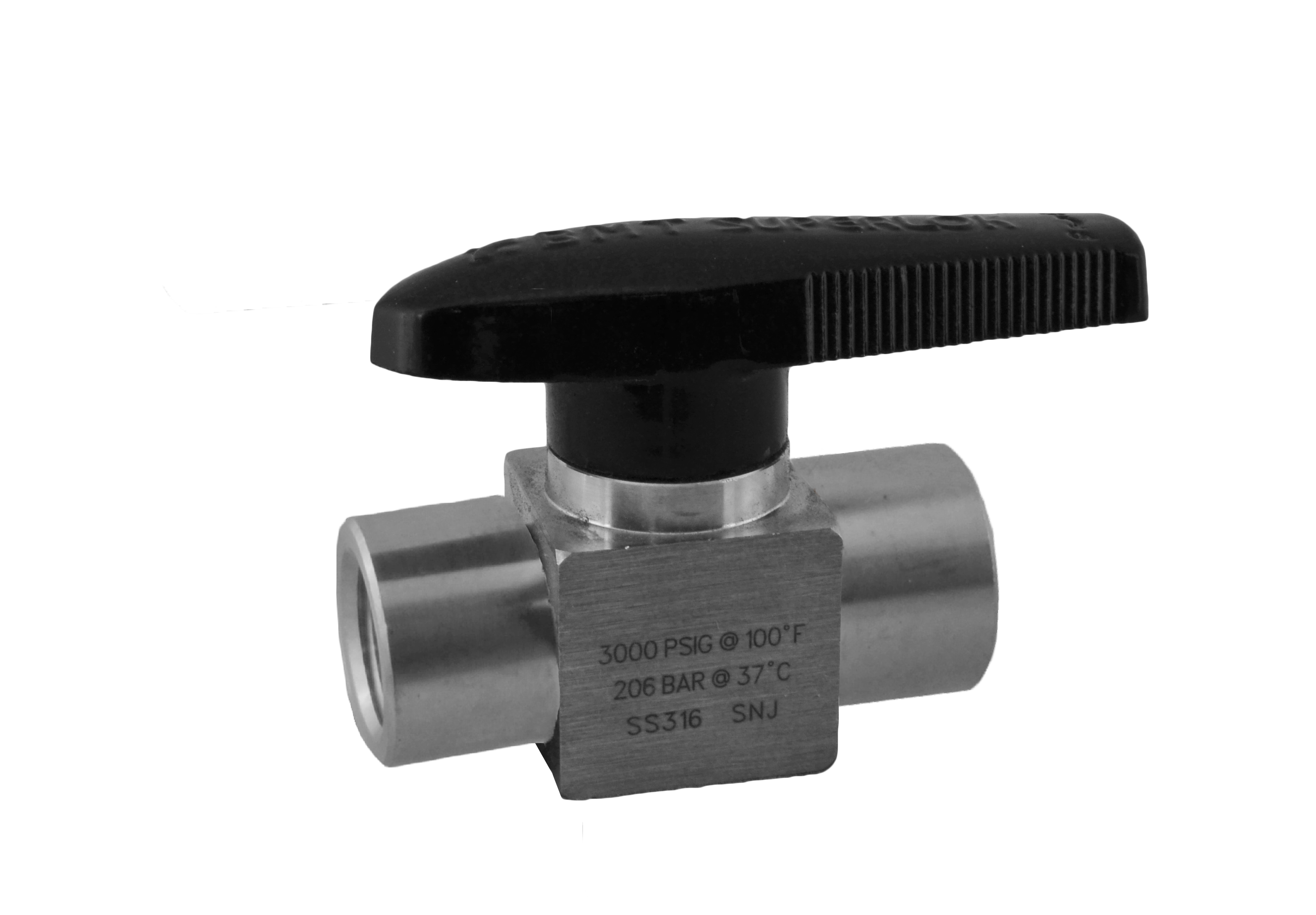 Superlok Plug Valves | 316 Stainless Steel | 1/8